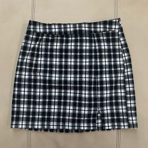 GARAGE Plaid Mini Skirt